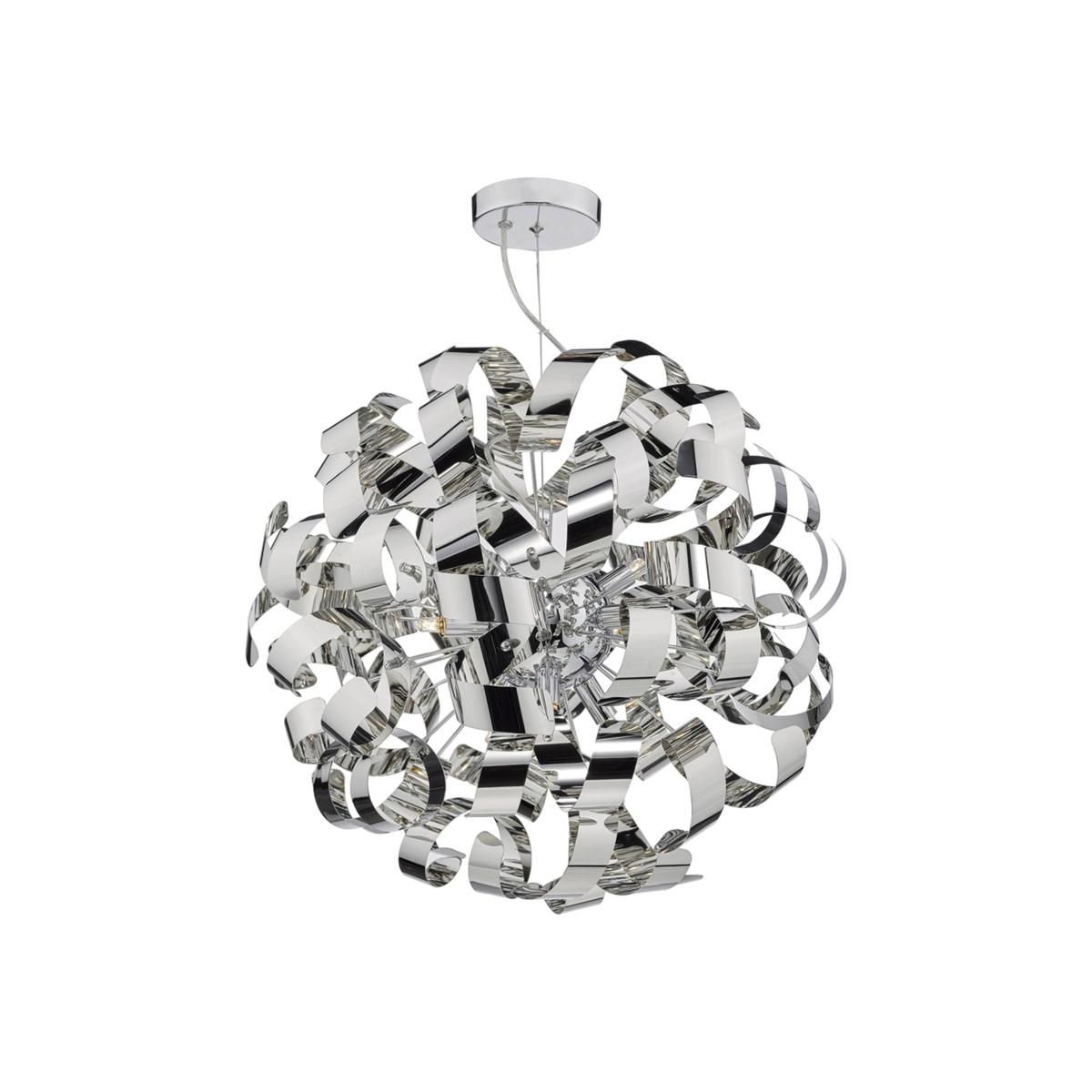 Rawley 9 Light Ceiling Light Polished Chrome – image 1