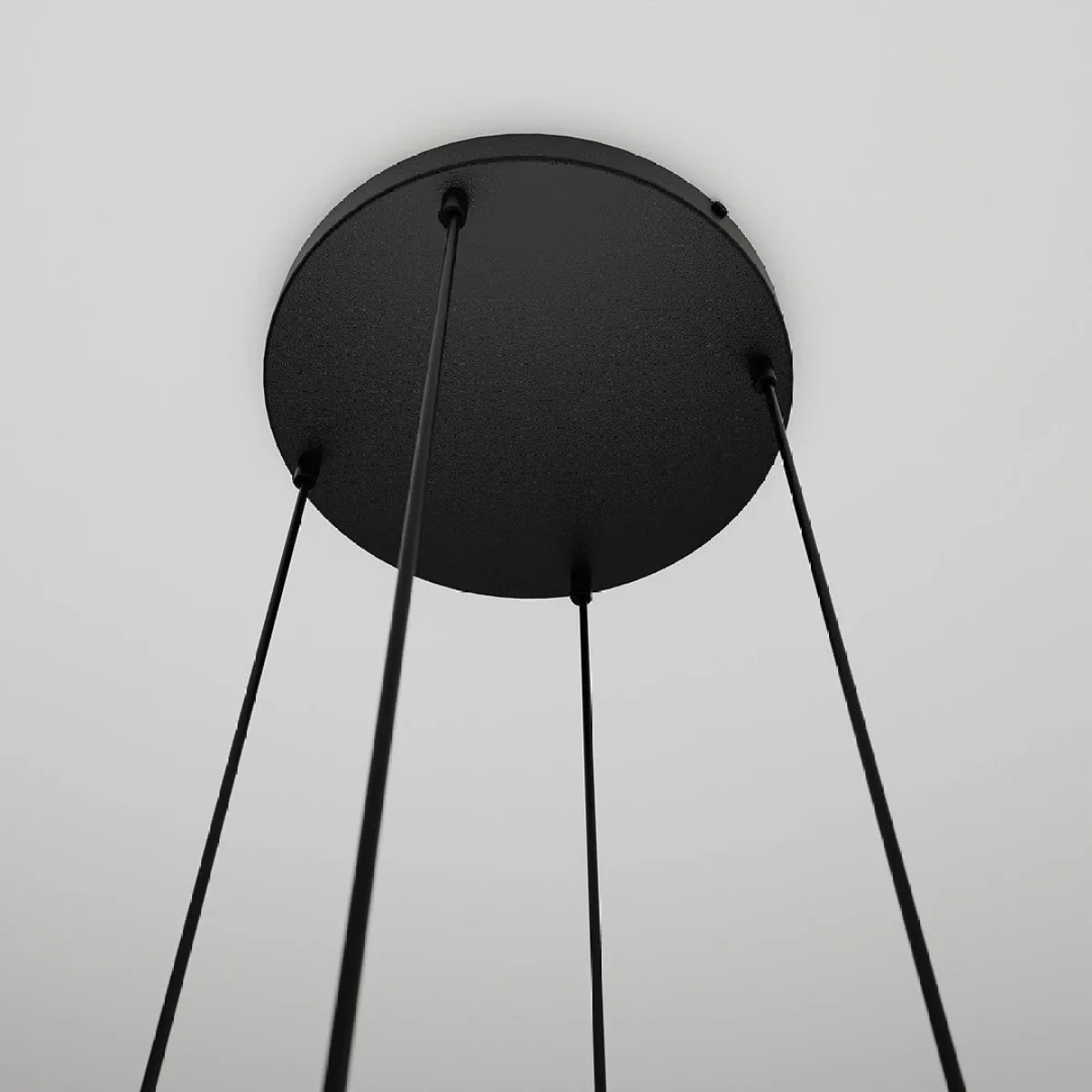 Cosmo 4 Light Pendant Black, Graphite & Amber – image 7