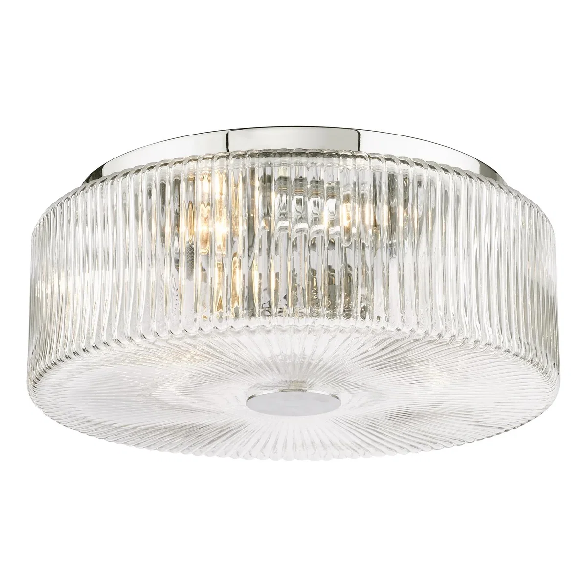 Twyman IP44 Light Bathroom Ceiling Light in Chrome – image 2