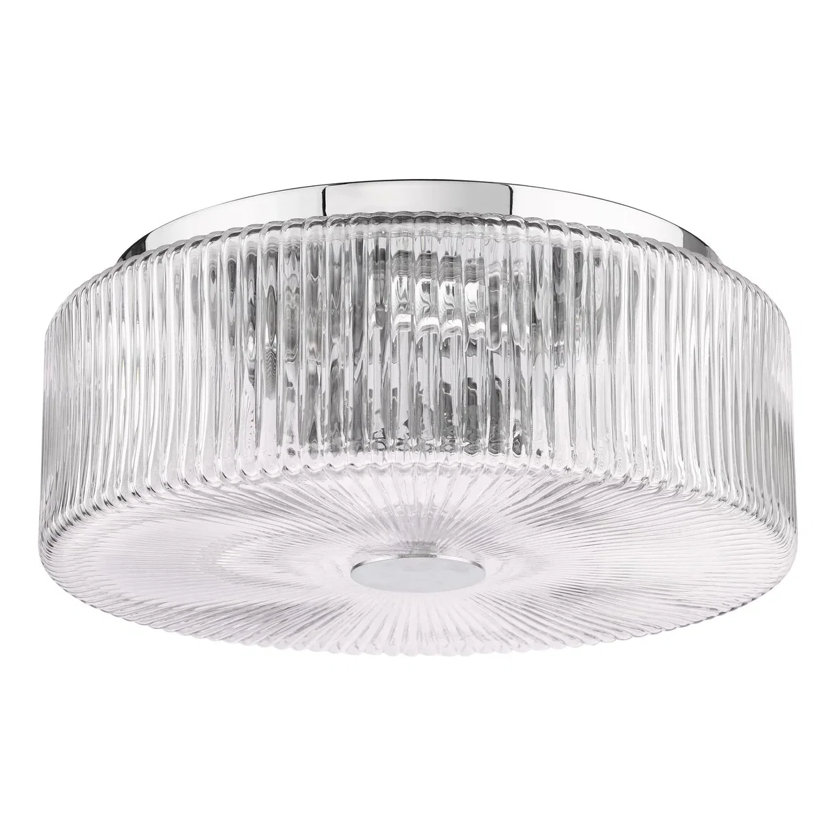 Twyman IP44 Light Bathroom Ceiling Light in Chrome – image 3