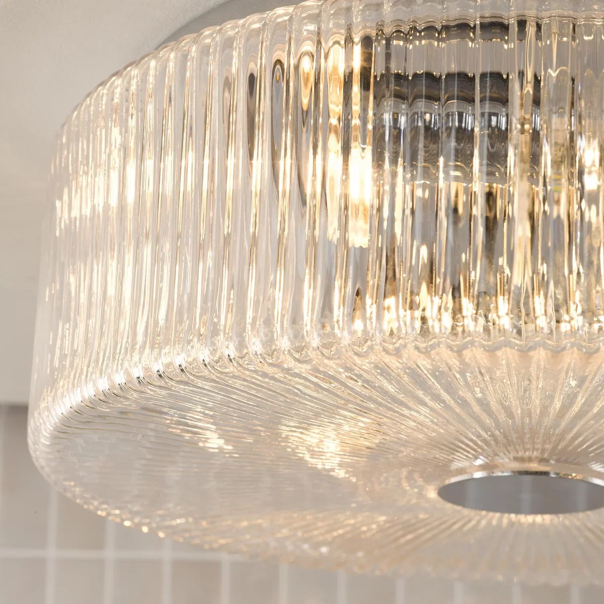 Twyman IP44 Light Bathroom Ceiling Light in Chrome – image 4