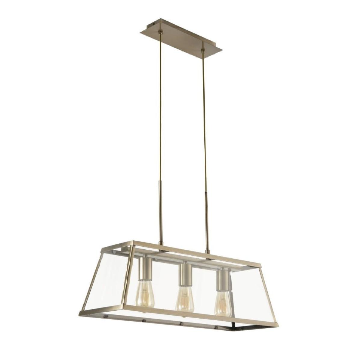 Voyager 3 Light Antique Brass Flush or Pendant Ceiling Light – image 2