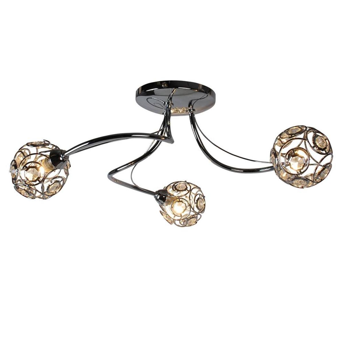 Gabor 3 Light Ceiling Light Polished Chrome – image 2