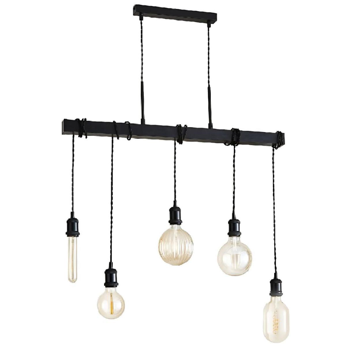 Melrose 5 Light Black Pendant Bar – image 2