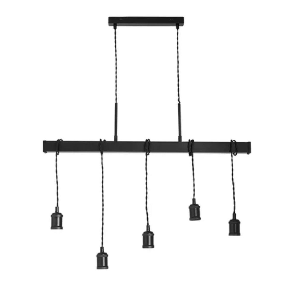 Melrose 5 Light Black Pendant Bar – image 5