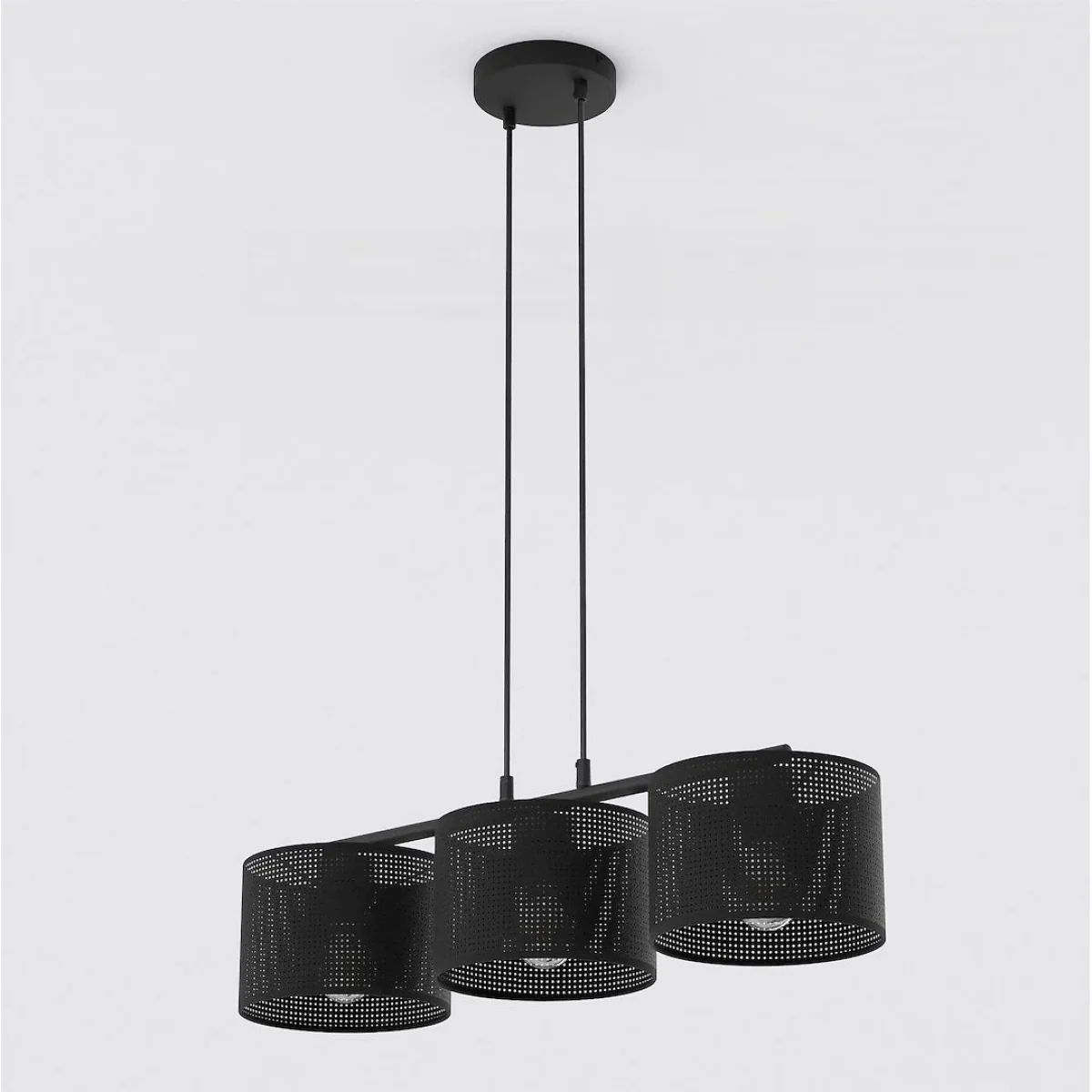 Lux 3 Light Linear Pendant Black – image 5