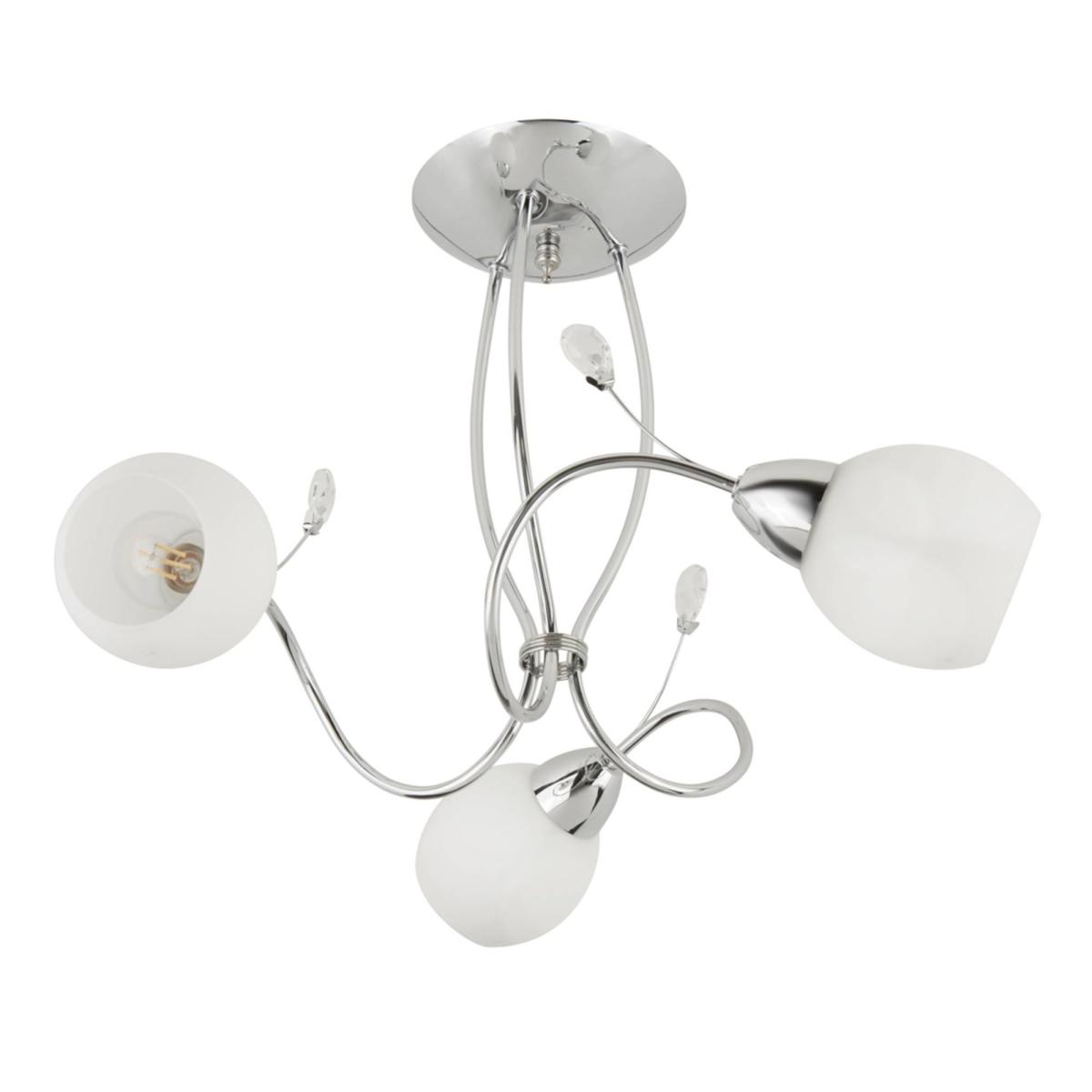 Rundell 3 Light Semi Flush Ceiling Light – image 2