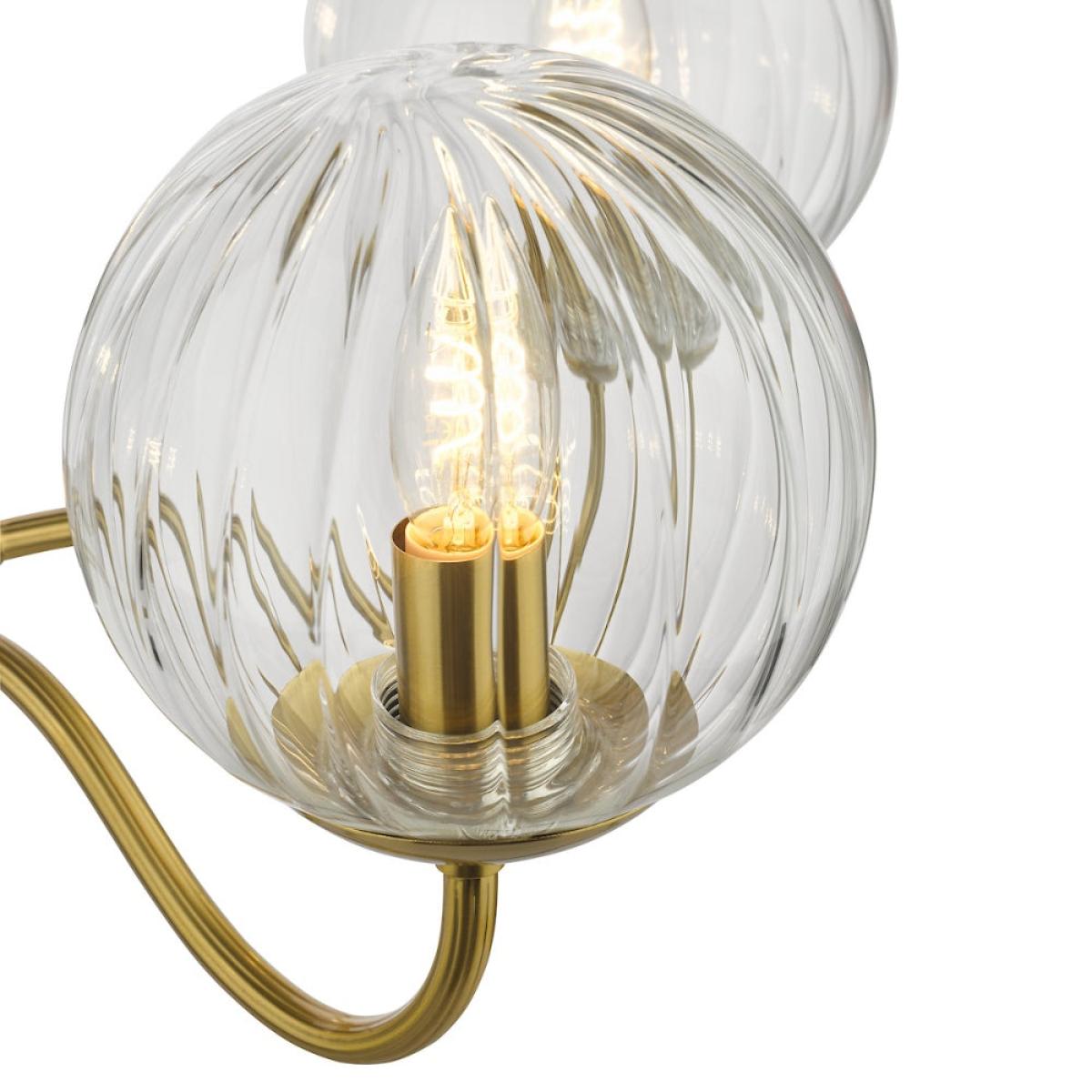 Jocelyn 5-Light Natural Brass Pendant – image 5