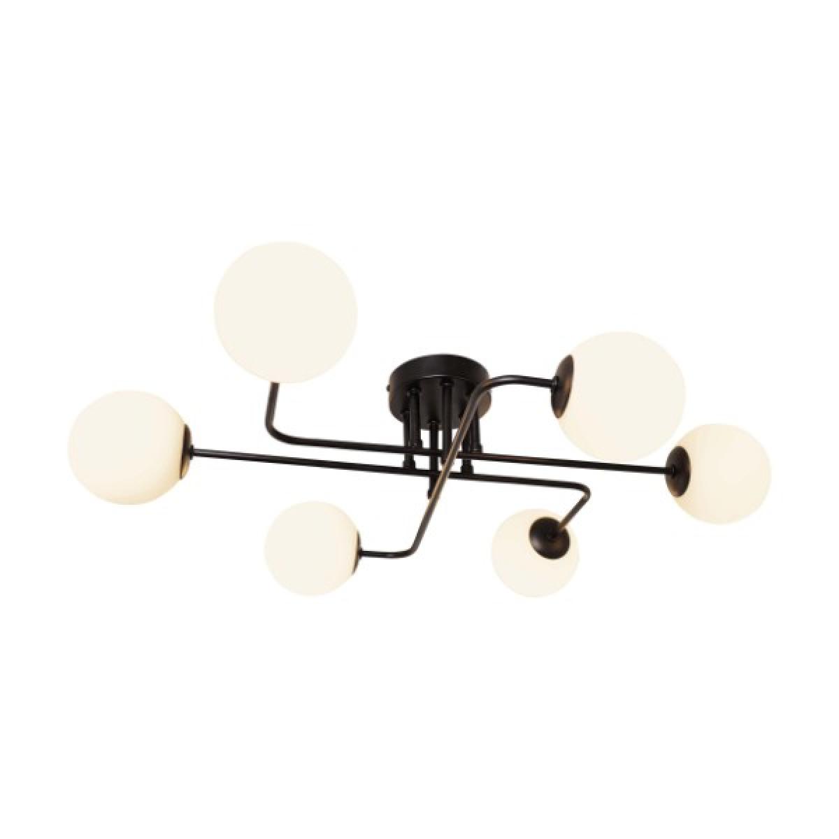 Parola 6 Light Matt Black Ceiling Light – image 3