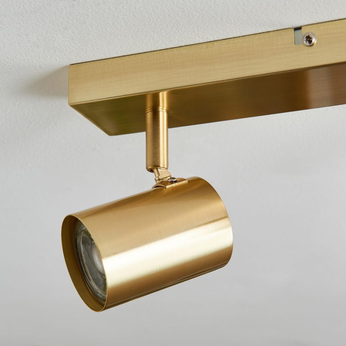 Hereford 4 Light Satin Gold Spotlight Bar – image 5