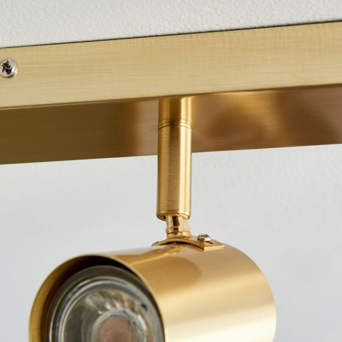 Hereford 4 Light Satin Gold Spotlight Bar – image 6