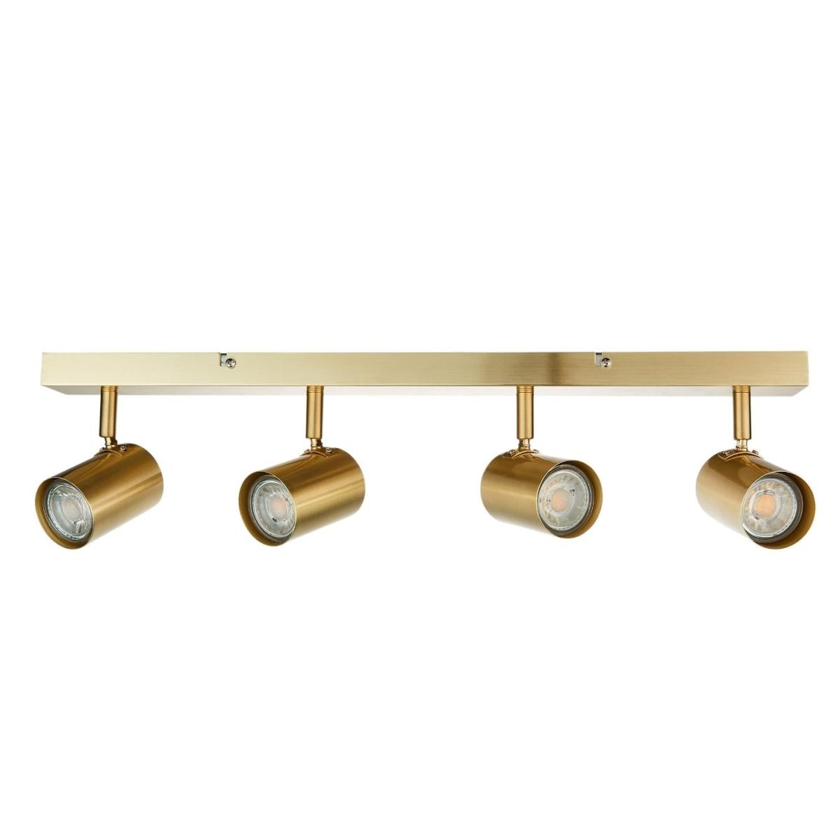Hereford 4 Light Satin Gold Spotlight Bar – image 9