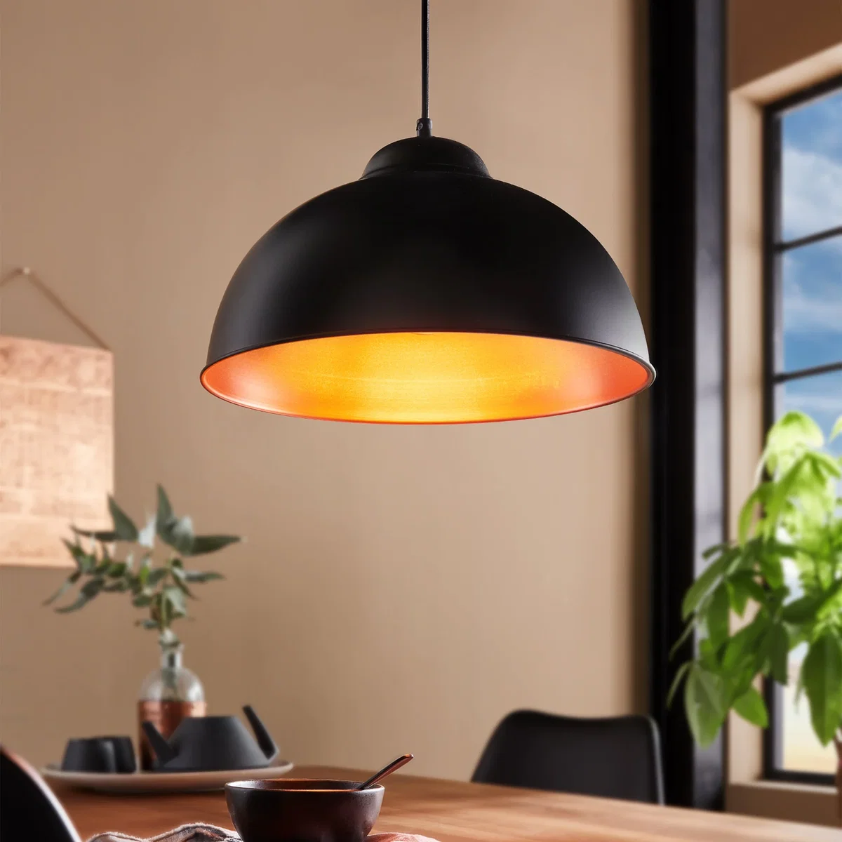 Truro Black Ceiling Pendant – image 1