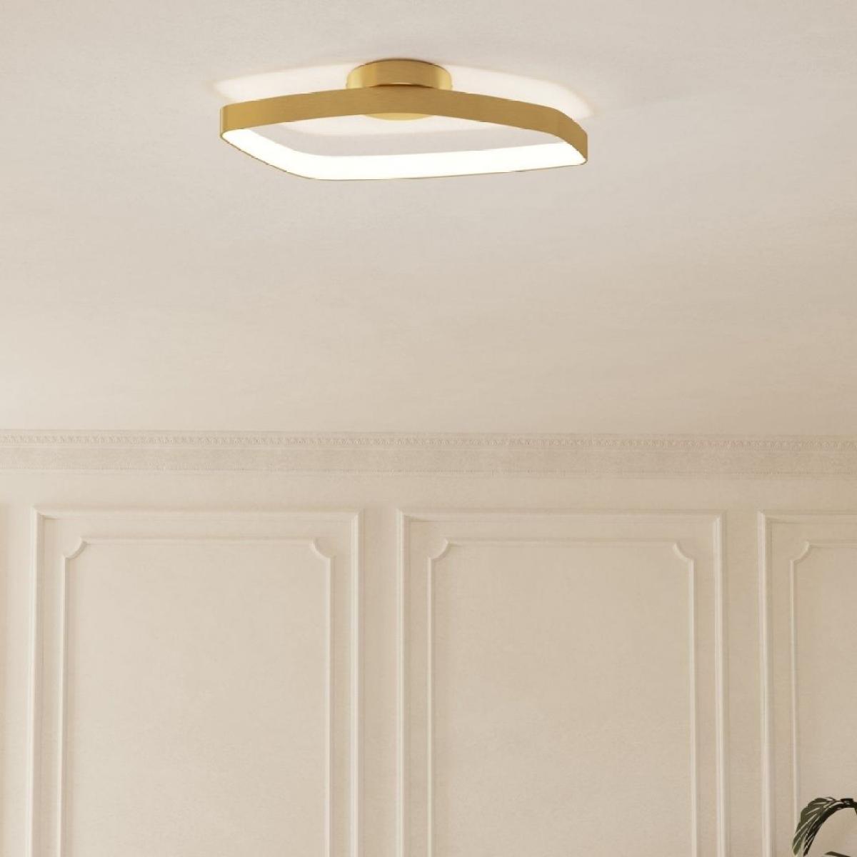 Vallerosa Gold LED Flush Ceiling Light – image 1