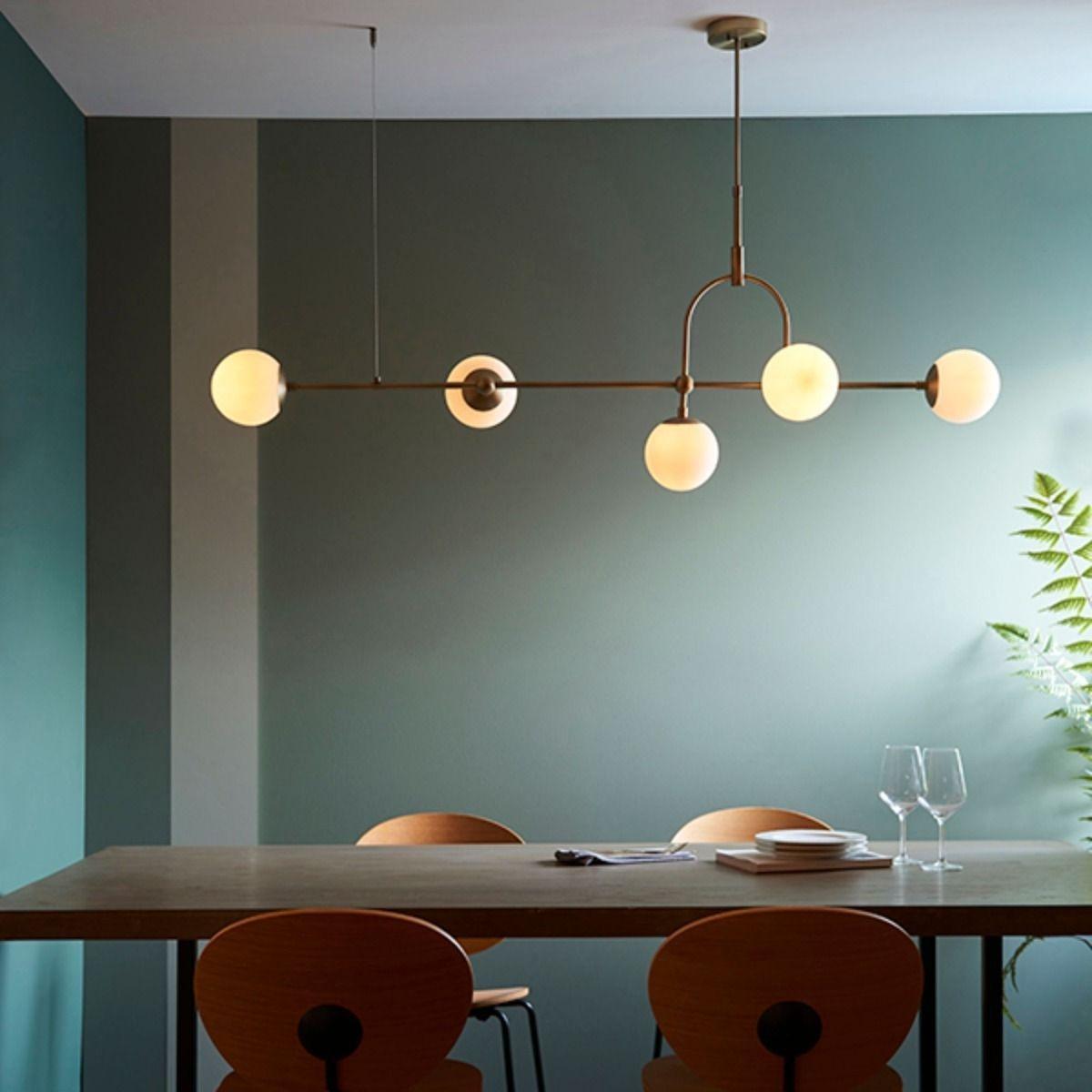 Pilar 5 Light Brass Ceiling Light – image 2