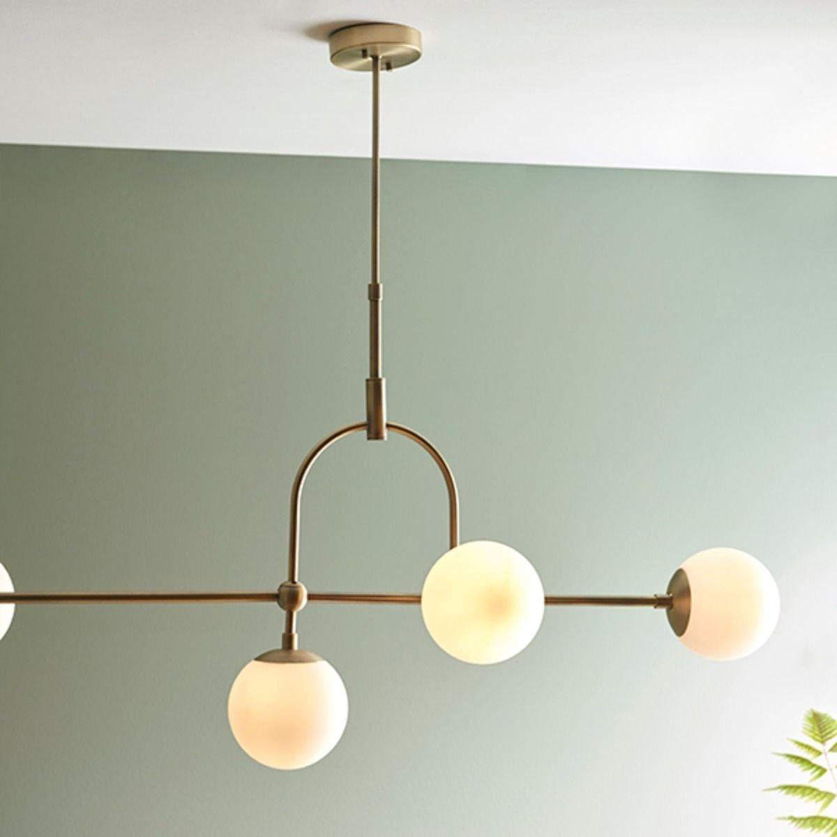 Pilar 5 Light Brass Ceiling Light – image 4