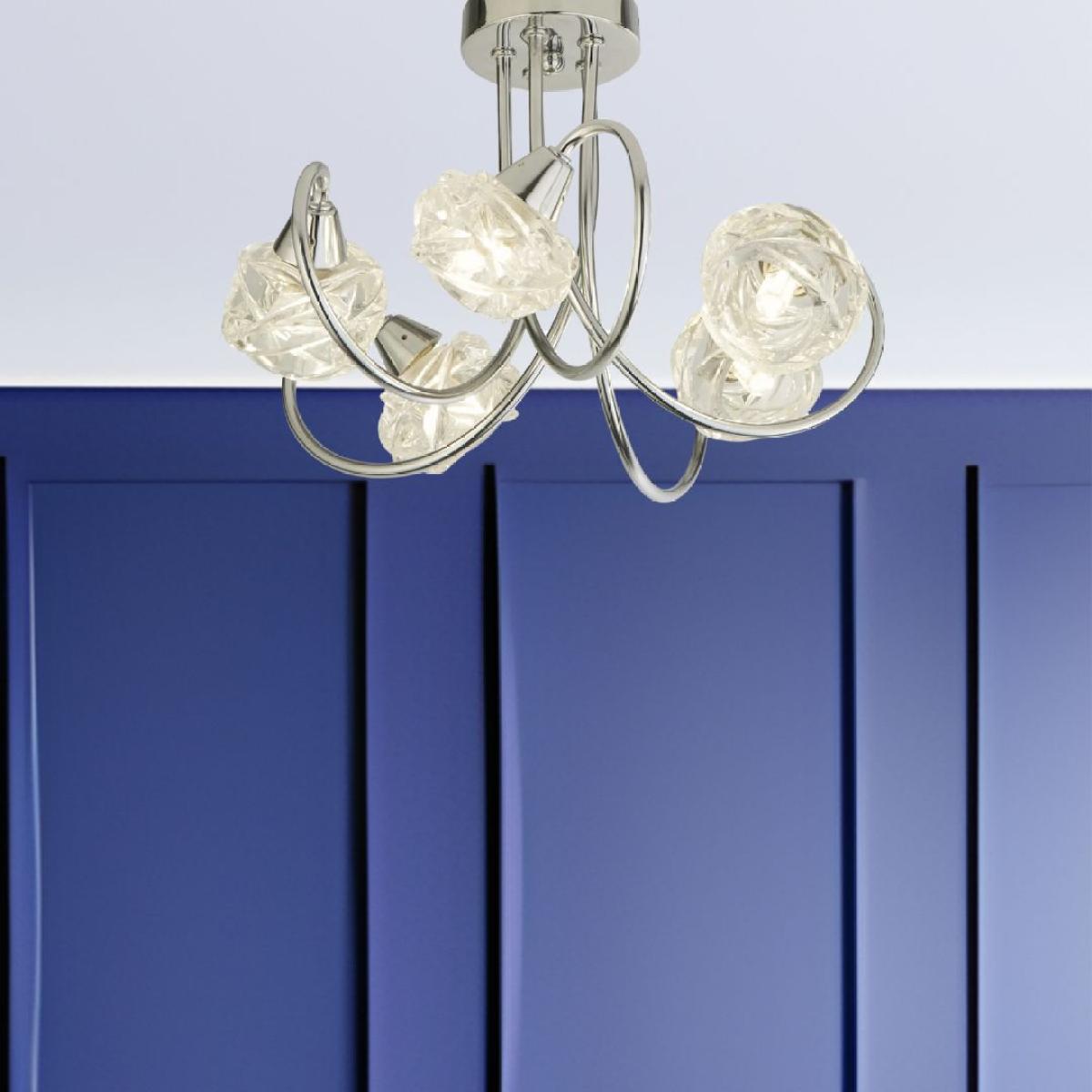 Garth 5 Light Semi Flush Ceiling Light – image 2