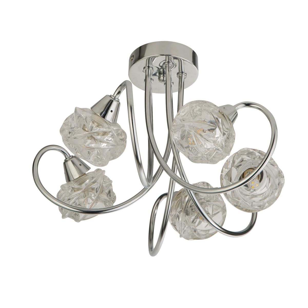 Garth 5 Light Semi Flush Ceiling Light – image 3