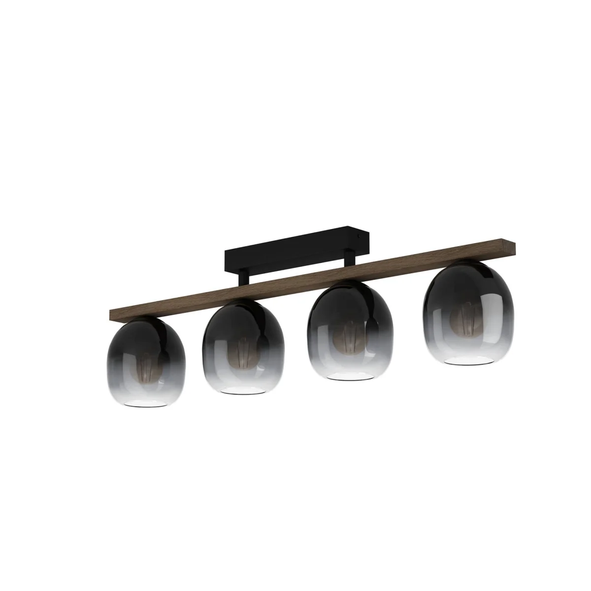 Filago 4-Light Black Flush Ceiling Light – image 2
