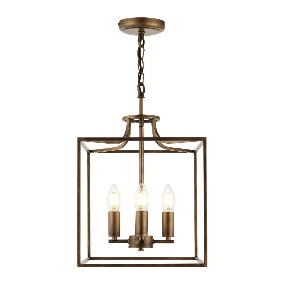 Grove Matte Antique Brass Ceiling Light Pendant – image 2
