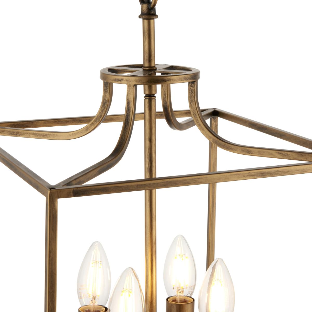 Grove Matte Antique Brass Ceiling Light Pendant – image 3