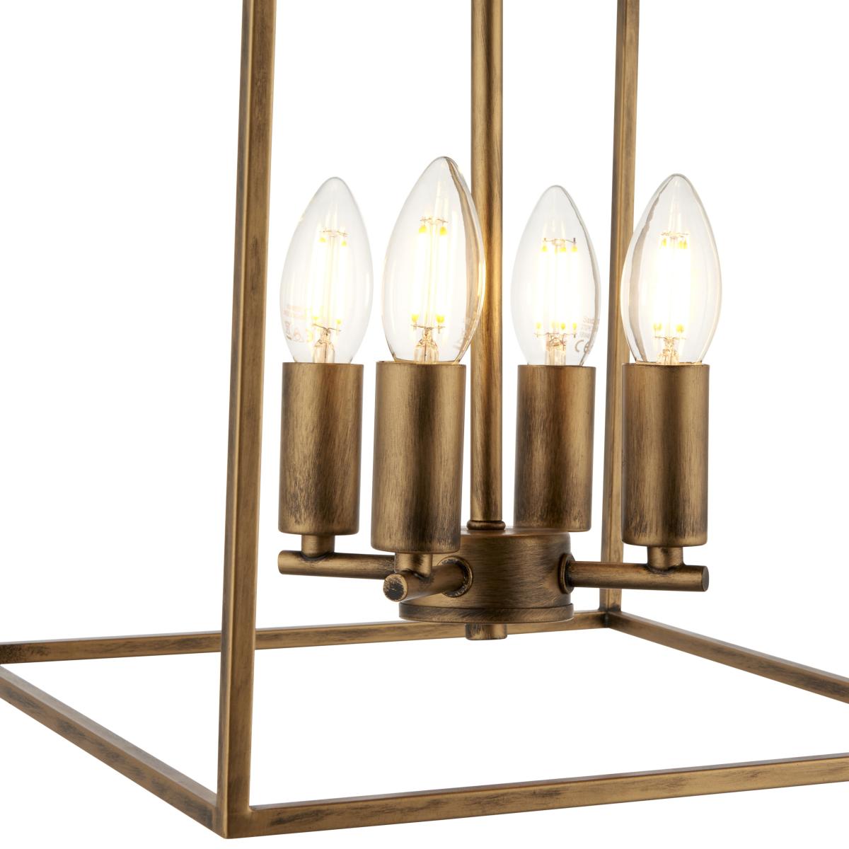 Grove Matte Antique Brass Ceiling Light Pendant – image 4