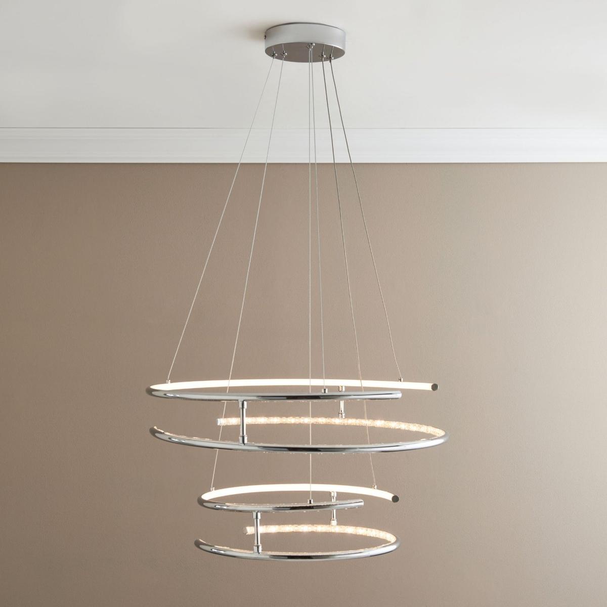 Mabel Silver LED Pendant Ceiling Light – image 3
