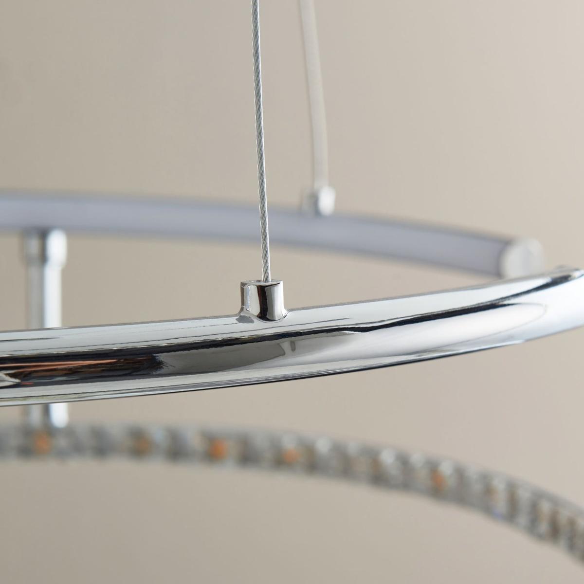 Mabel Silver LED Pendant Ceiling Light – image 4
