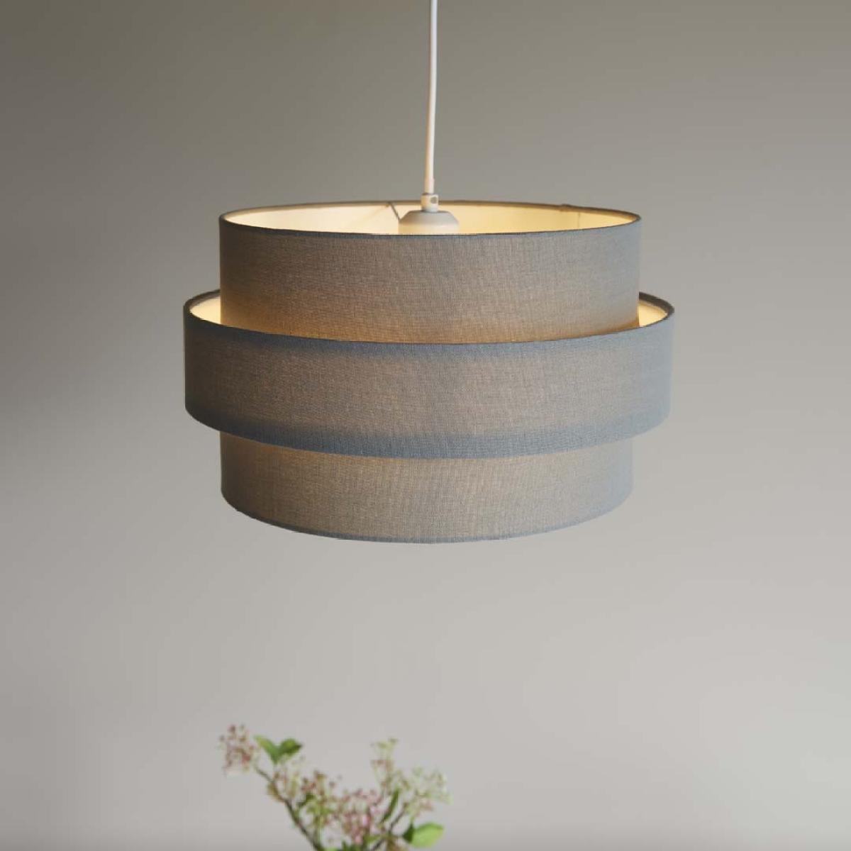 Ziggy Charcoal Easy-Fit Pendant