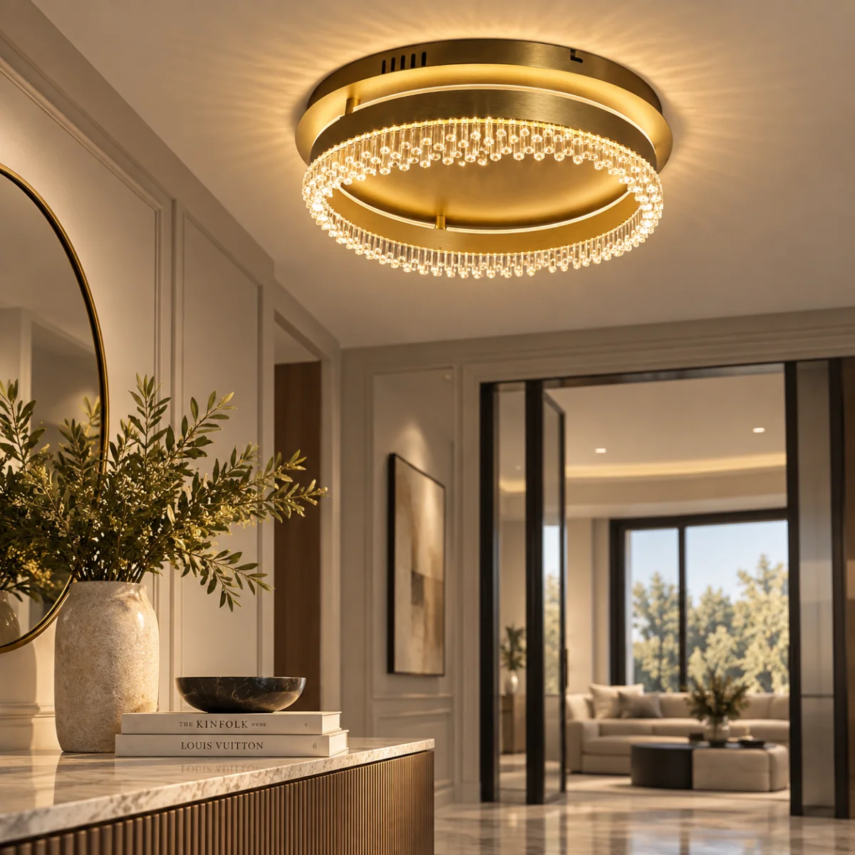 Preciosa Gold Ceiling Light – image 2