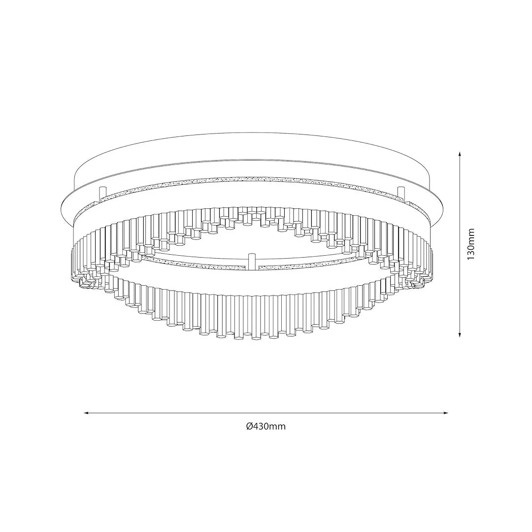 Preciosa Gold Ceiling Light – image 6