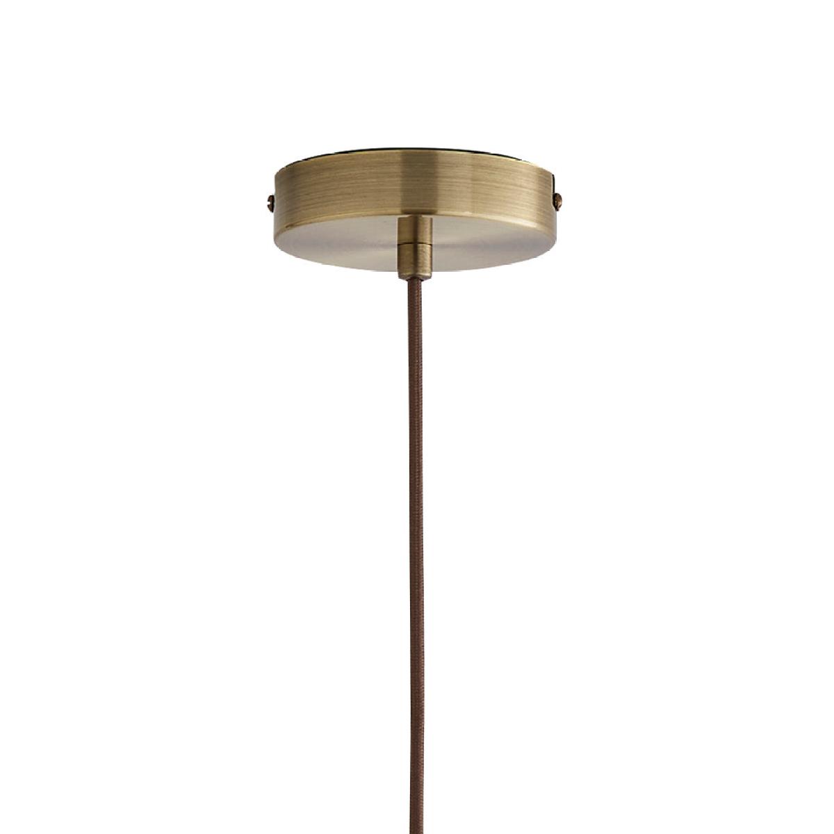 Riva Antique Brass Single Pendant – image 4