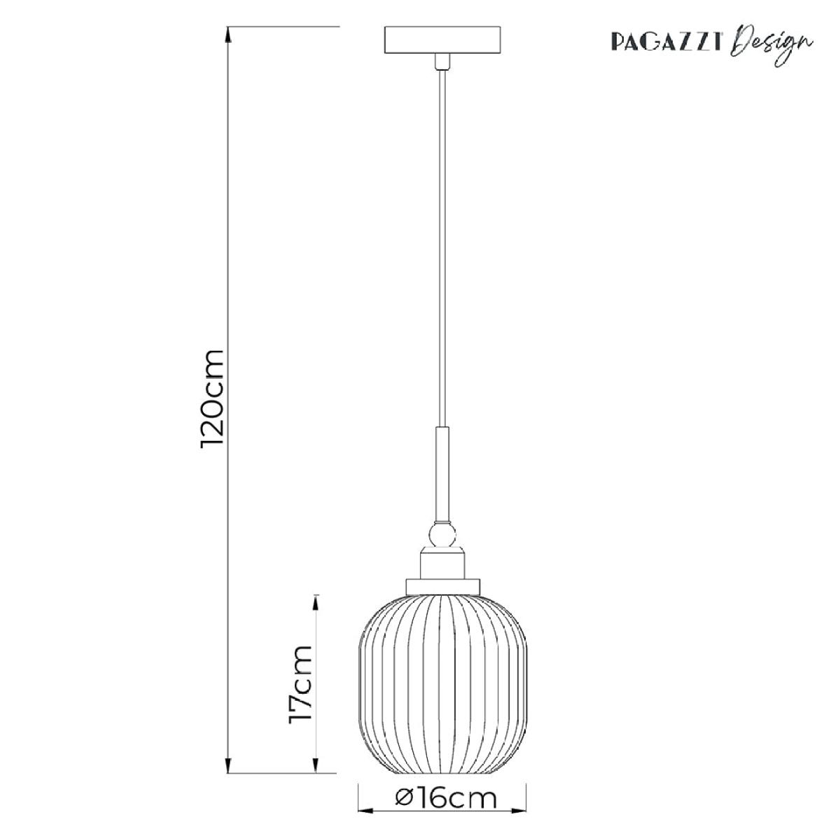 Riva Antique Brass Single Pendant – image 5