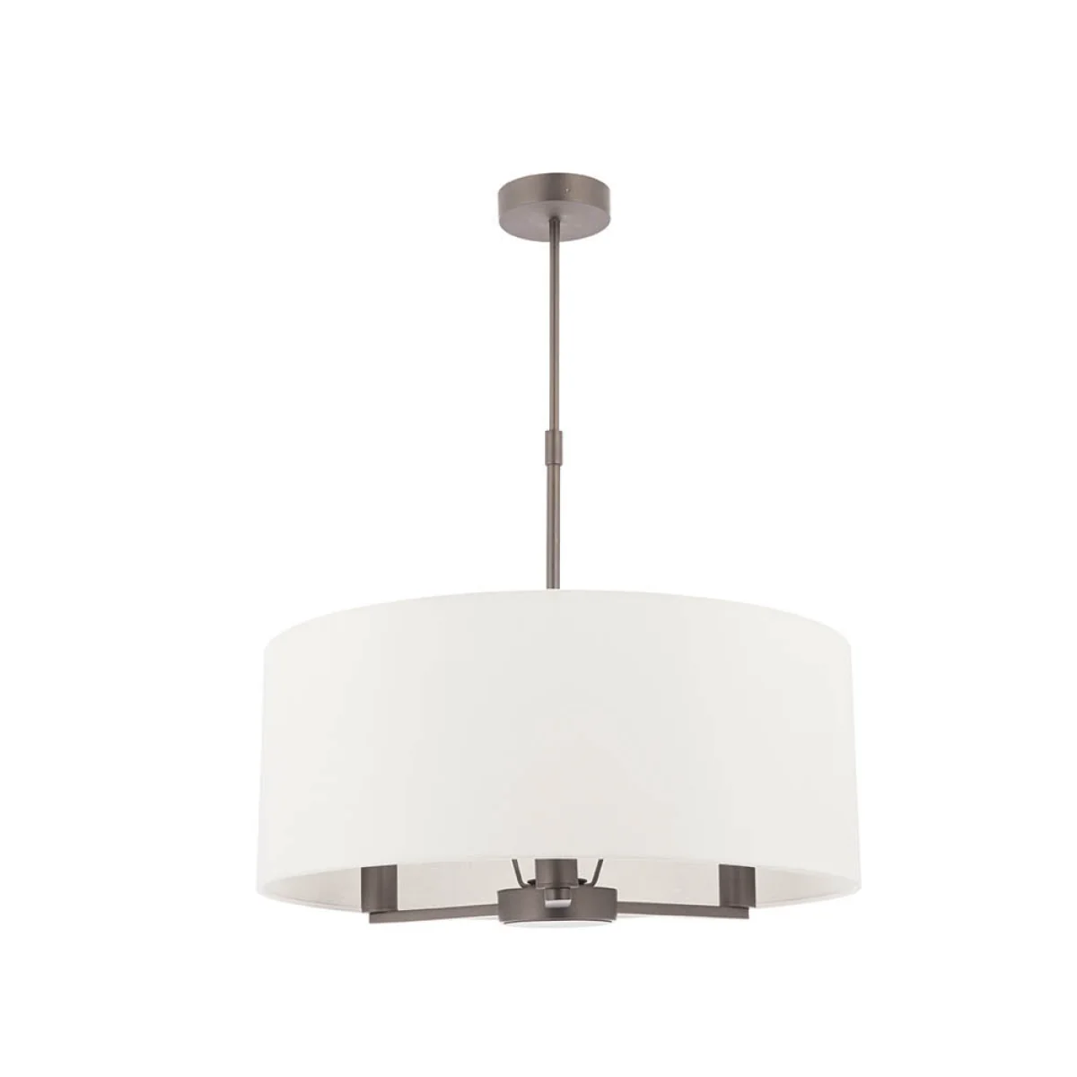 Daley Shaded 3 Light Pendant Nickel – image 6