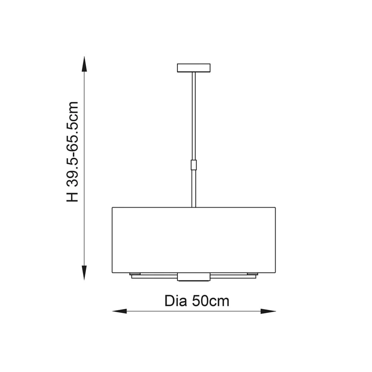 Daley Shaded 3 Light Pendant Nickel – image 7