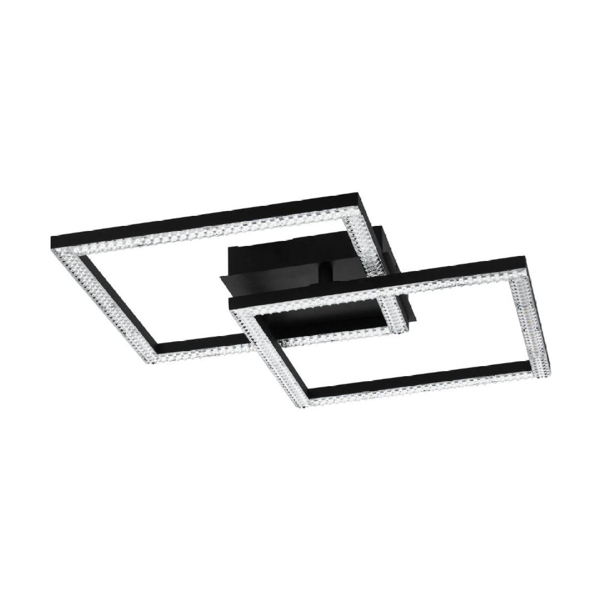 Lucia Black LED Flush Ceiling Light – image 2