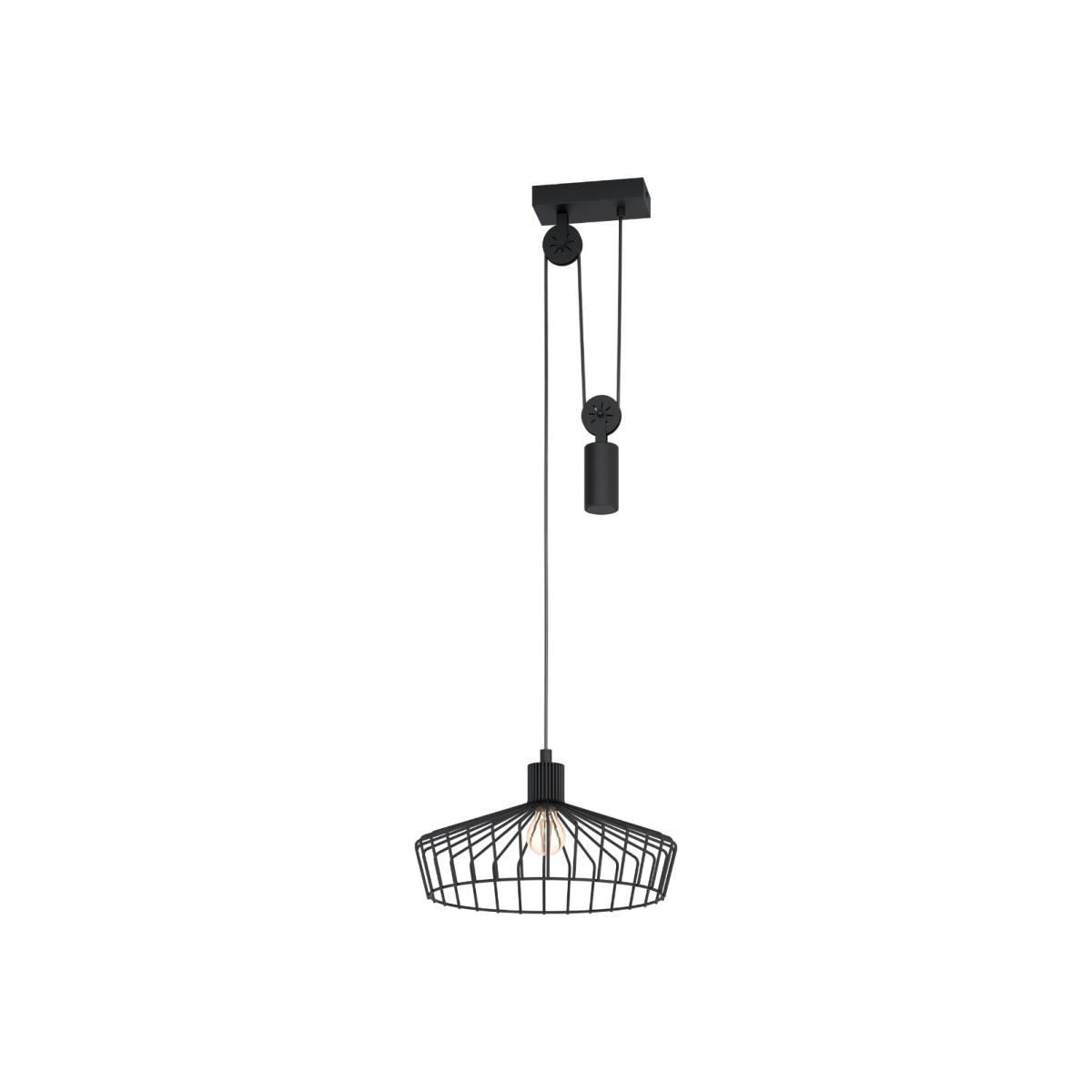 Winkworth 1 Light Black Cage Ceiling Pendant – image 1