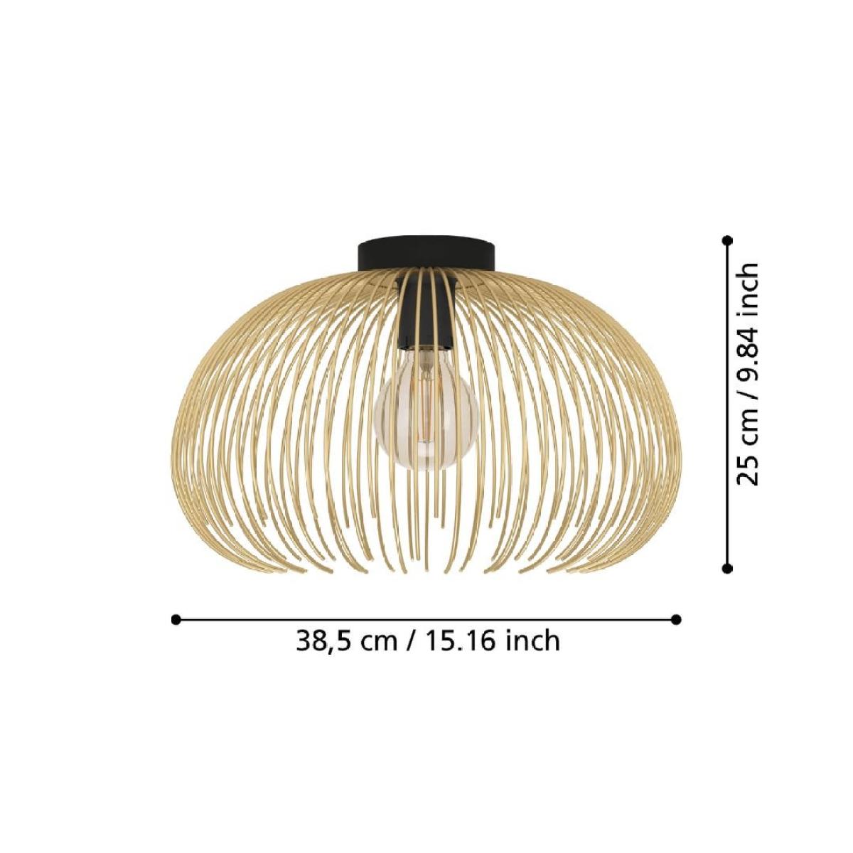 Venezuela Gold Flush Ceiling Light – image 5