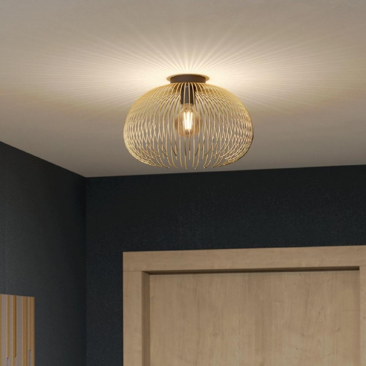Venezuela Gold Flush Ceiling Light – image 1