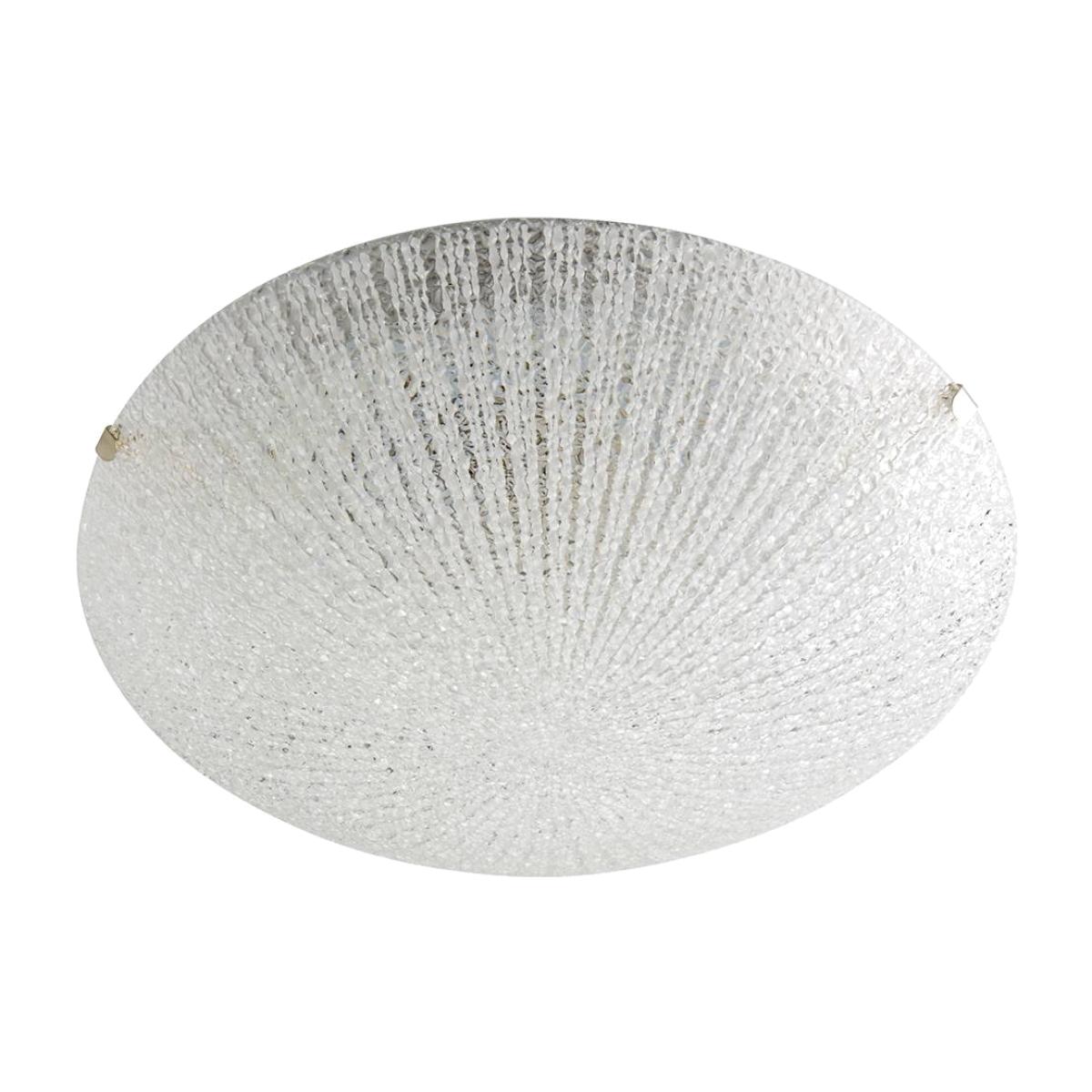 Moretz 2 Light Flush Ceiling Light Opal – image 1