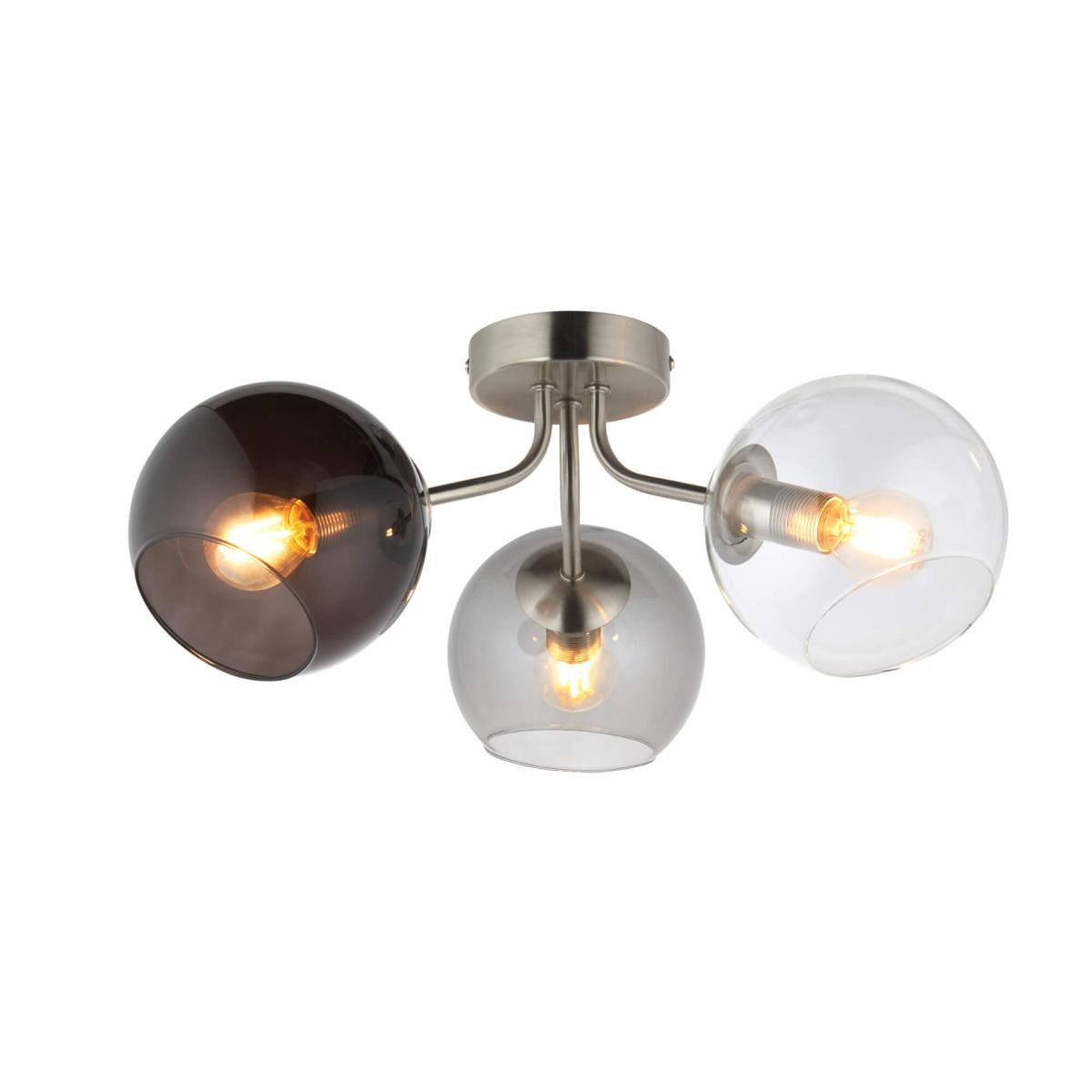 Branco 3 Light Semi-Flush Ceiling Light – image 3