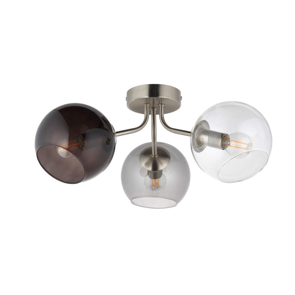 Branco 3 Light Semi-Flush Ceiling Light – image 4