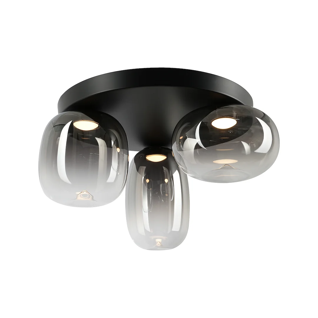 Vaso Black Glass Ceiling Light – image 2