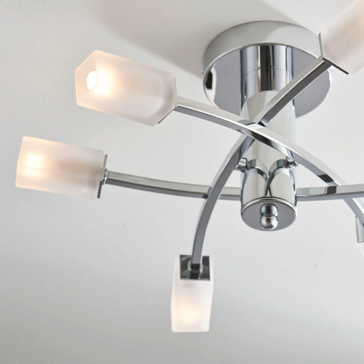 Havana 6 Light Semi Flush Chrome – image 2