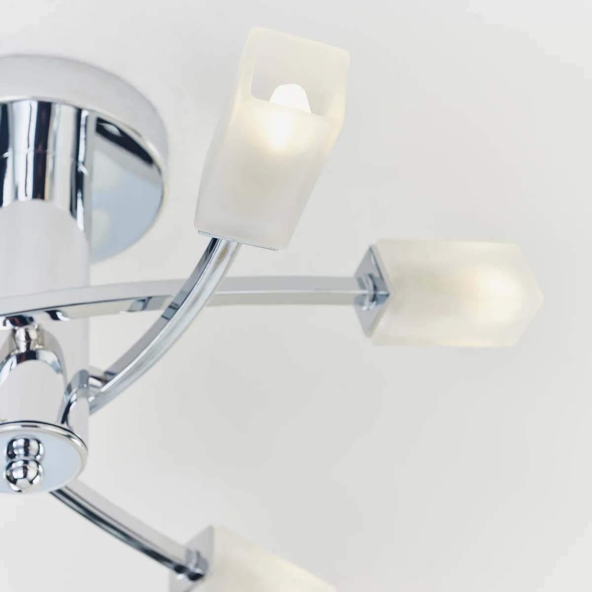 Havana 6 Light Semi Flush Chrome – image 3