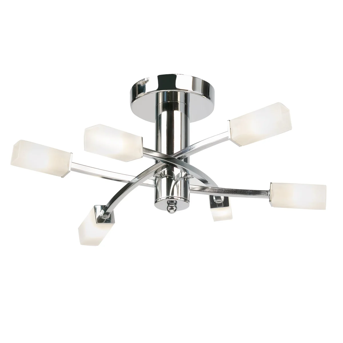 Havana 6 Light Semi Flush Chrome – image 7