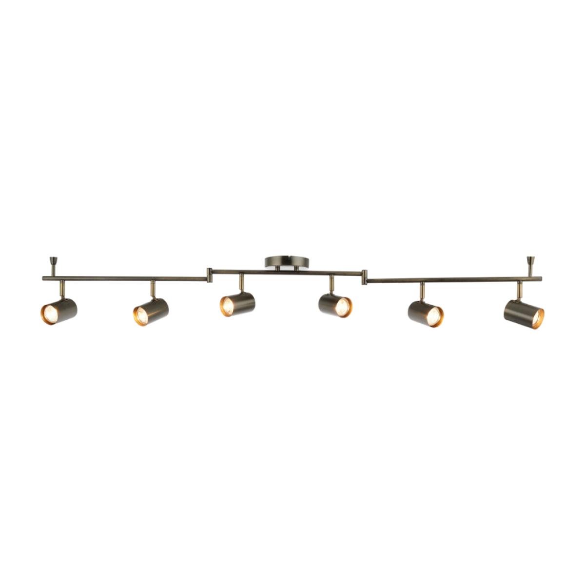 Hereford Matte Pewter 6-Spot Bar – image 1