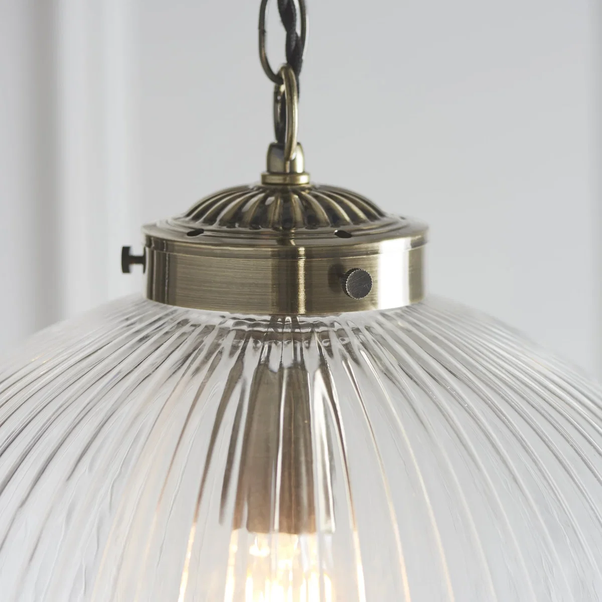 Brydon Pendant 350mm Antique Brass – image 2