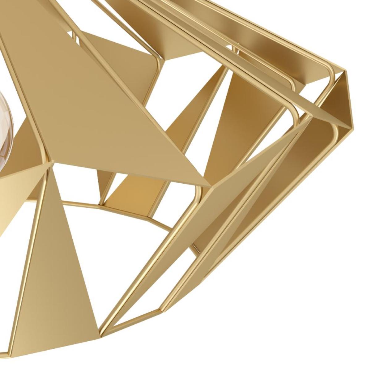 Carlton Gold Flush Ceiling Light – image 4