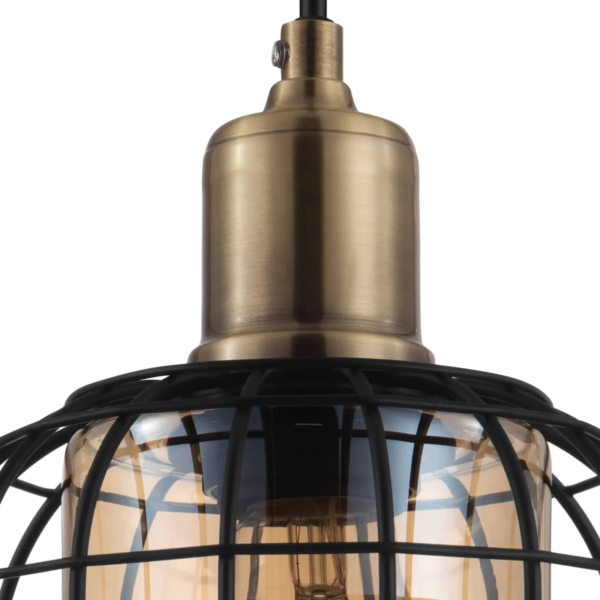 Chisle 3-Light Black Ceiling Pendant – image 4
